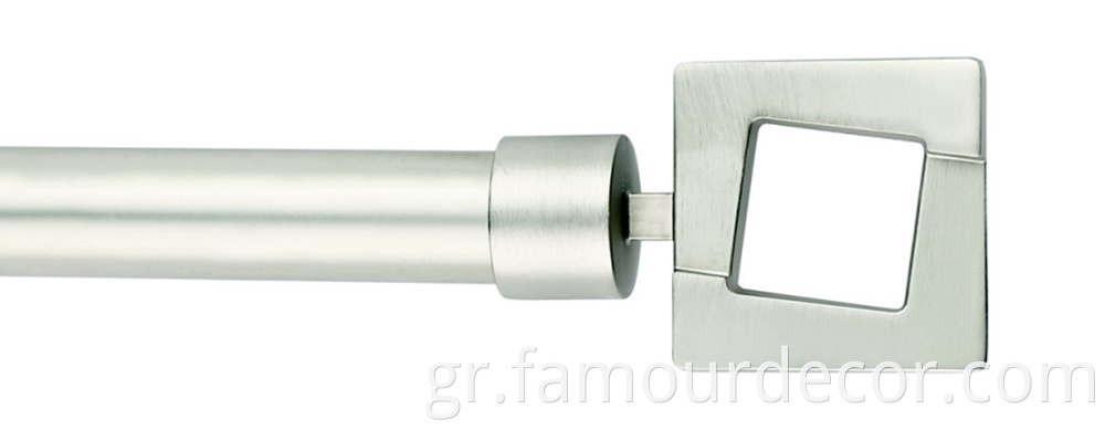 Sturdy retractable curtain rod